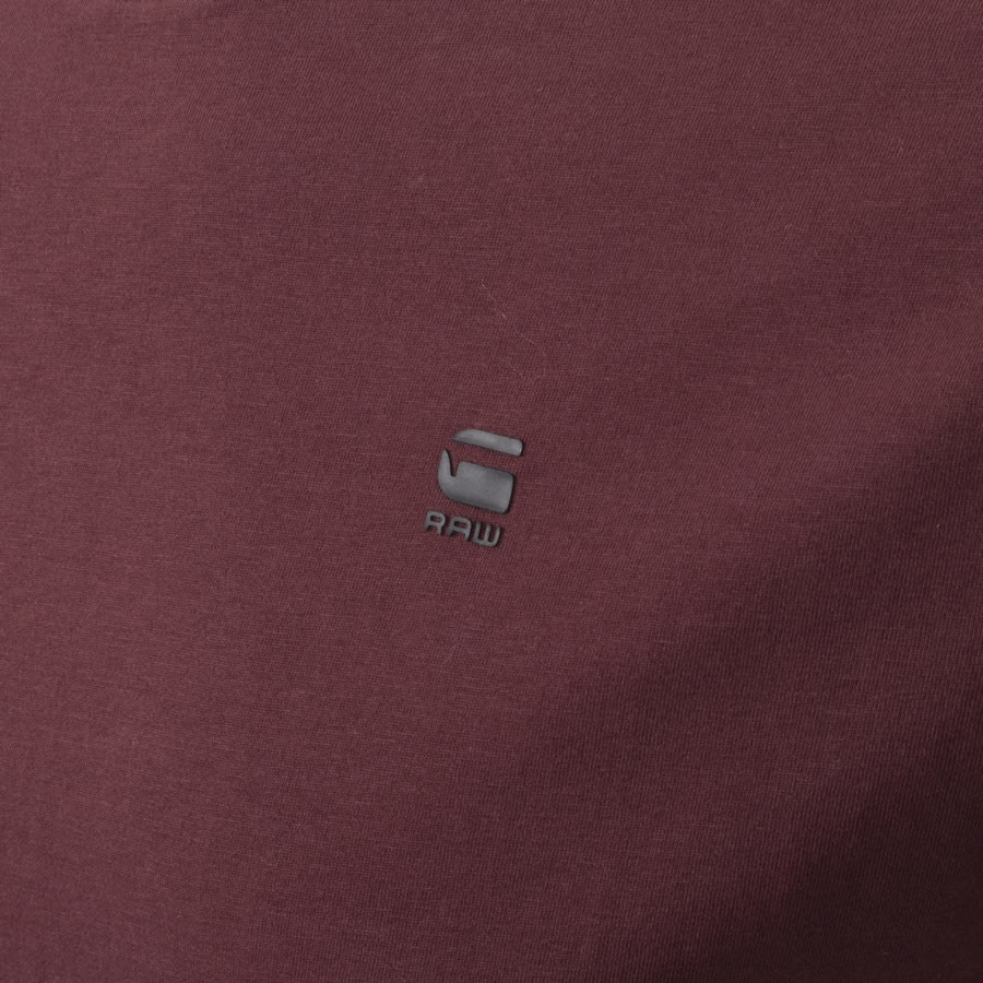 Alternative Image for ProductG Star Raw Lash Logo T Shirt Burgundy3
